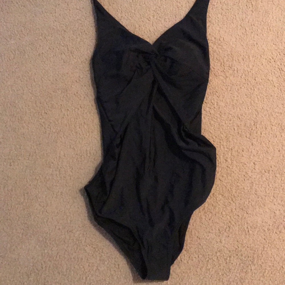 Black maternity swimsuit